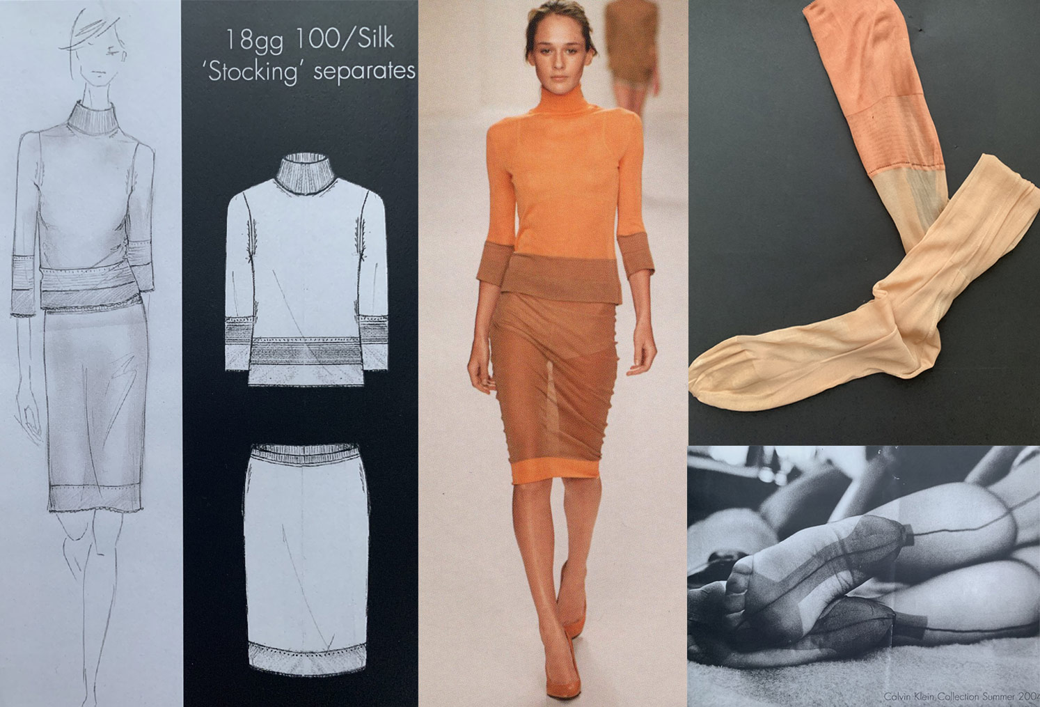 Sketches and Vintage Silk Stocking Inspiration.